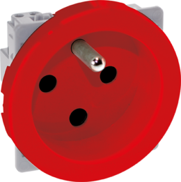 COMETE Prise 2P+T détrompée rouge