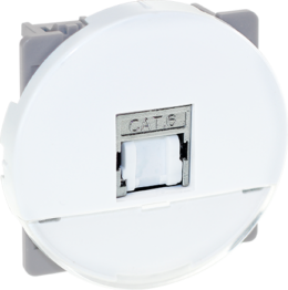 COMETE Prise RJ45 blindée Cat.6A STP (Grade3 TV) blanc
