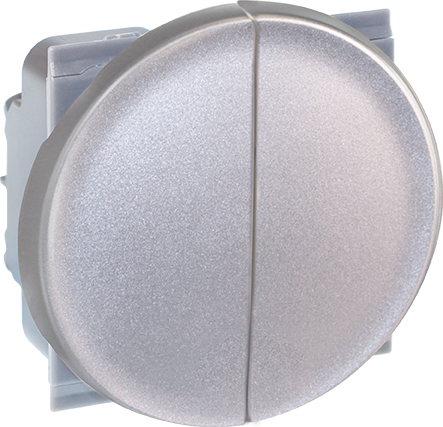 COMETE Double Poussoir SILVER