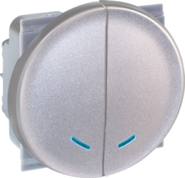COMETE Double Va et vient lumineux SILVER