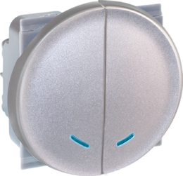 COMETE Double Va et vient lumineux SILVER