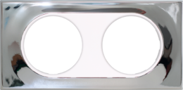 COMETE Plaque 2 postes MIRROR