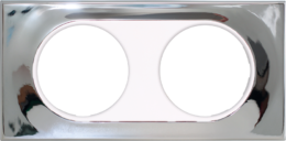 COMETE Plaque 2 postes MIRROR