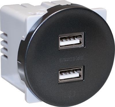 COMETE Double chargeur USB A 5,5V VULCAIN
