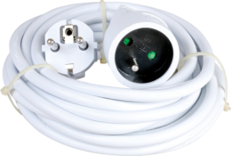 Rallonge 10/16A cable3x1.5mm² 3m blc