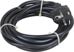 Cordon 3x1.5mm² 3m noir