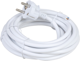 Cordon 3x1.5mm² 5m blanc