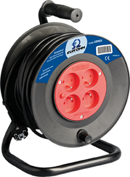 Enrouleur 3x1,5mm² 25m noir