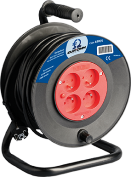 Enrouleur 3x1,5mm² 25m noir