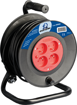 Enrouleur 3x1,5mm² 50m noir
