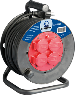Enrouleur étanche IP44 3x1,5mm²  25m