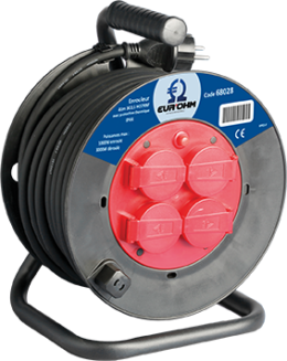 Enrouleur étanche IP44 3x2,5mm²  40m