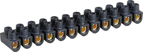 Barrettes laiton noire 6mm²