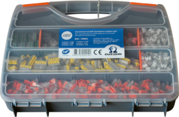 Mallette de 805 connexions rapides panachées pour fil rigide