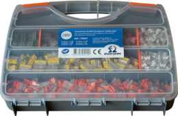 Mallette de 805 connexions rapides panachées pour fil rigide