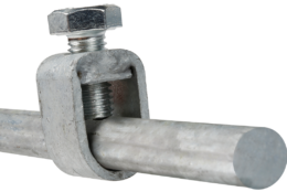 Piquet terre 1 M Galva rond
