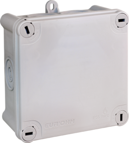 Boite de dérivation éco IP55 105x105x55mm Membranes plates 7 entrées - 960°