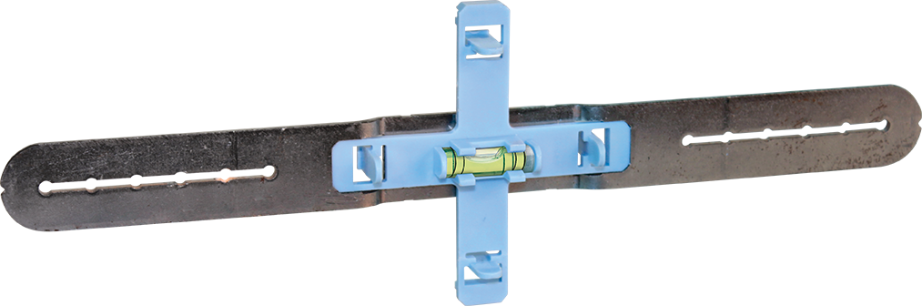 Accessoire + niveau pour aide à l'installation des boites d'appareillage pour maconnerie