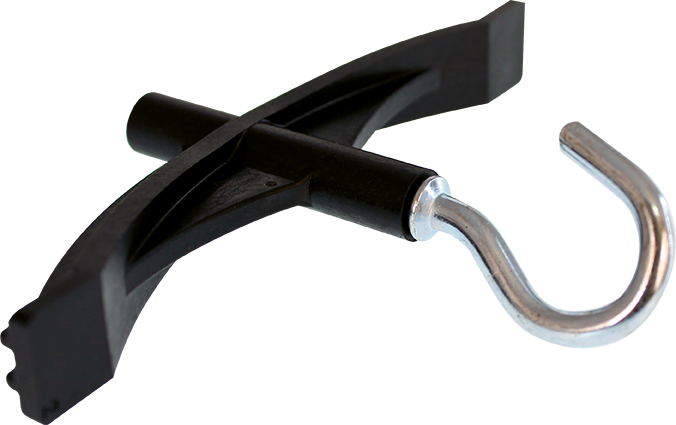 Accessoire plastique de fixation luminaire