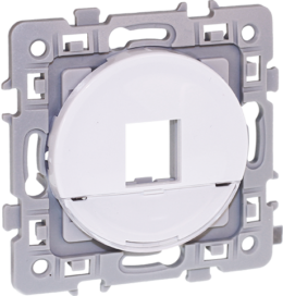 SQUARE plastrRJ45 KEYSTONE BLC