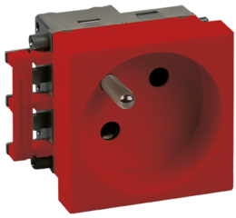 OPTMA Prise 2P+T  rouge