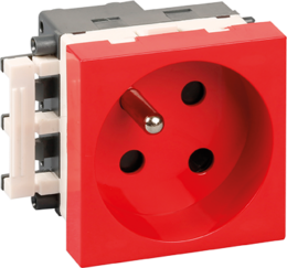 OPTIMA Prise détrompée 2P+T rouge (livrée sans détrompeur)