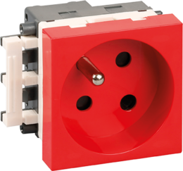 OPTIMA Prise détrompée 2P+T rouge (livrée sans détrompeur)