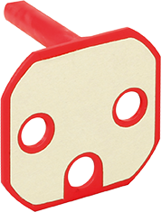Détrompeur rouge