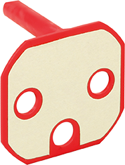 Détrompeur rouge