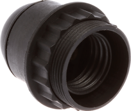 Douille E 27 double bague noire