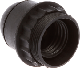 Douille E 27 double bague noire