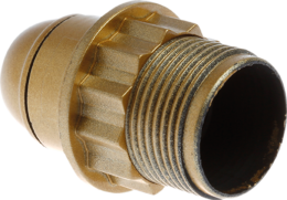 Douille E14 double bague or