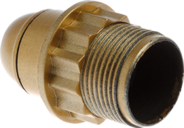 Douille E14 double bague or