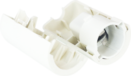 Douille de chantier B22 blanc.