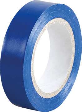 Ruban isolant bleu largeur 15mm, longueur 10m