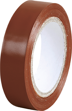 Ruban isolant brun largeur 15mm, longueur 10m