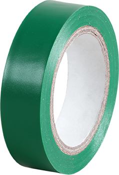 Ruban isolant vert largeur 15mm, longueur 10m
