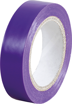 Ruban isolant violet largeur 15mm, longueur 10m