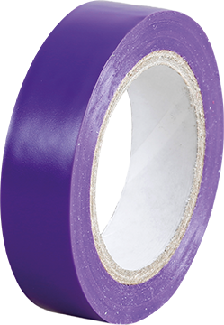 Ruban isolant violet largeur 15mm, longueur 10m