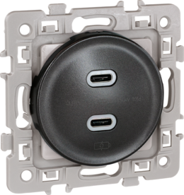 SQUARE charg. Dble USB C  VULC