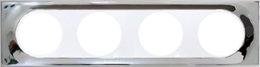 COMETE Plaque 4 postes MIRROR