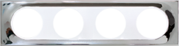 COMETE Plaque 4 postes MIRROR