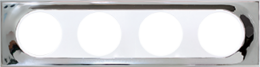 COMETE Plaque 4 postes MIRROR