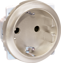 COMETE PC 2P+T Schuko TITANE