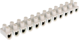 Barrette acier blanche 10mm²
