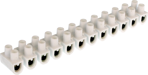 Barrette acier blanche 10mm²