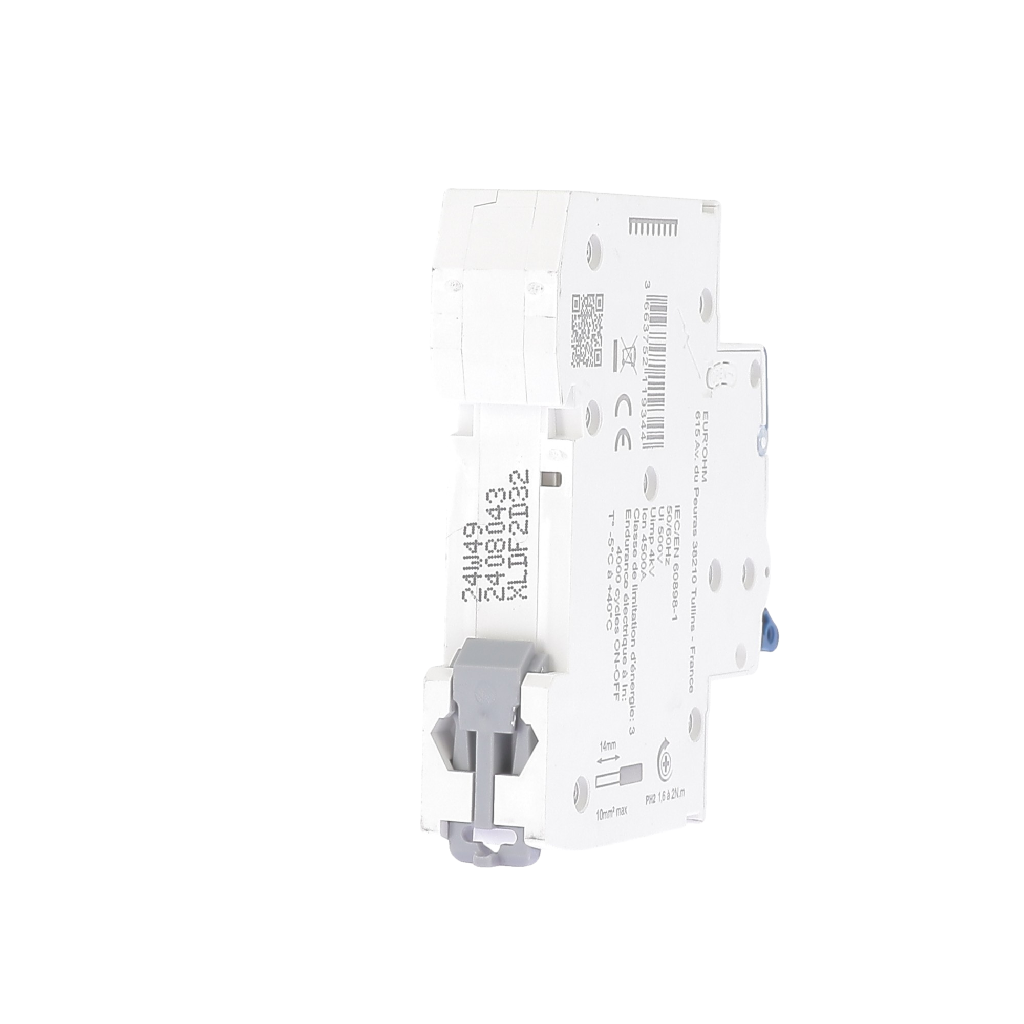 Disjoncteur 1P+N 32A courbe D connexion vis/vis 4,5kA NF - Image 97