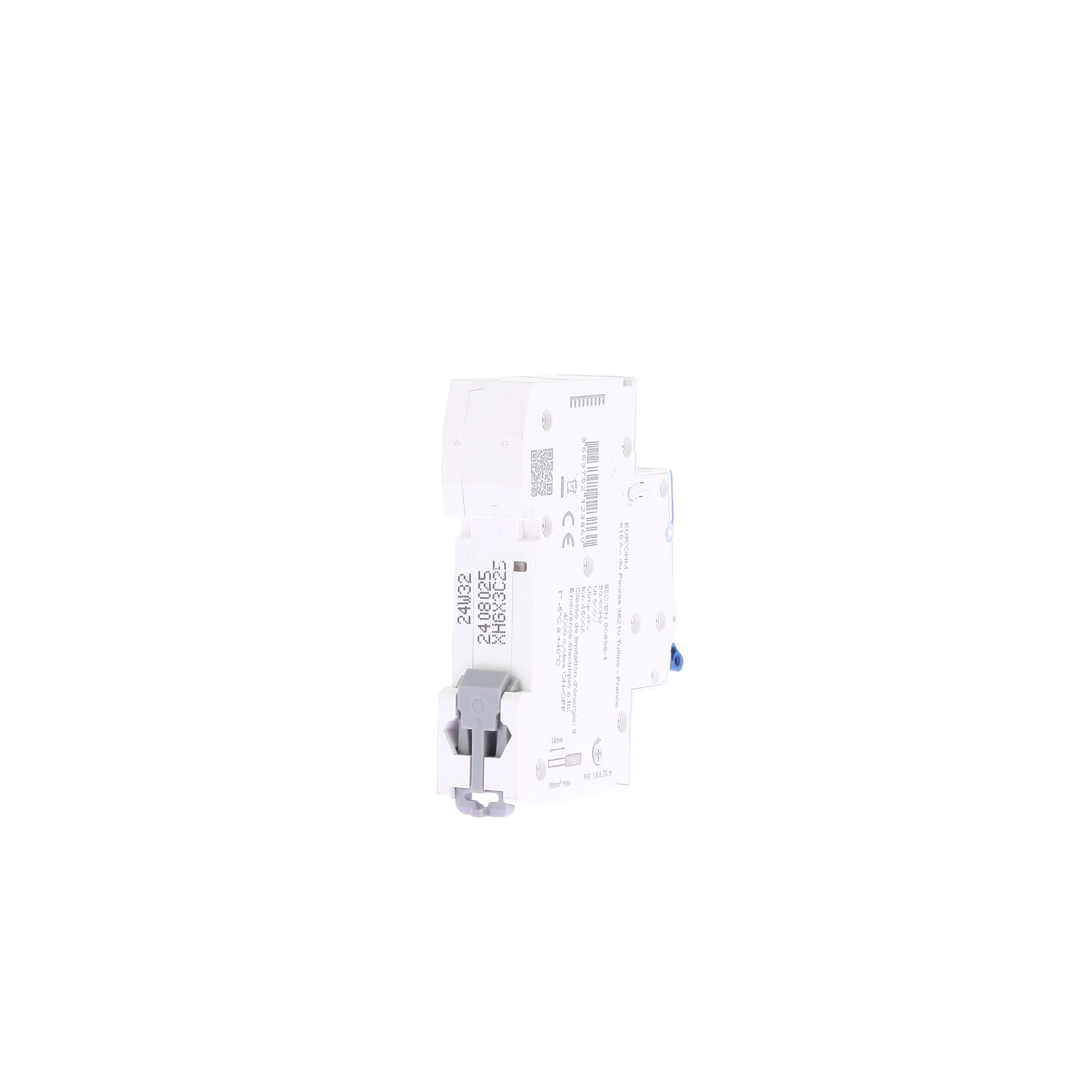 Disjoncteur 1P+N 25A courbe C connexion rapide/vis 4,5kA NF - Image 64