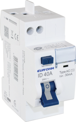 ID 2x40A 30mA Type AC H/H