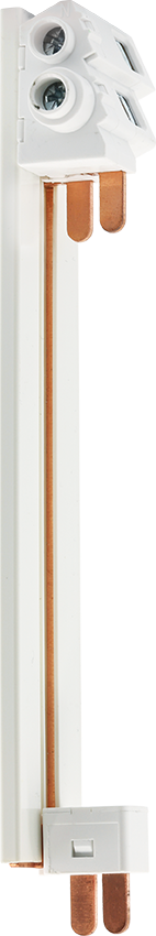 Peigne vertical 2 rangées 1P+N 63A pour ID haut/haut